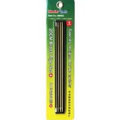 Set n°4 : Tubes en laiton 20cm, 4 types différents - Master Tools