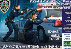 Shot fired-Officer needs assistance, civilian casualties- 1:24e - Master Box Ltd. - Master Box