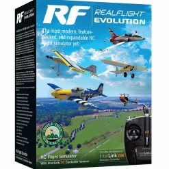 Simulateur de vol RC RealFlight Evolution avec contrôleur InterLink DX - RealFlight