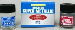 SM-07 Mr. Color Super Metallic - Plate Silver Metallic 2x18ml - Mr Hobby - Gunze