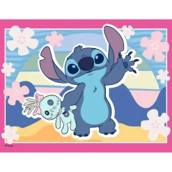 Speedy puzzles 4 x 35 pièces : Stitch - Ravensburger