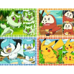 Speedy puzzles 4 x 35 pièces : Pokémon - Ravensburger