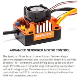 Spektrum Combo Crawler Power System 1/10e Brushless Moteur + ESC Smart Technology - Spektrum
