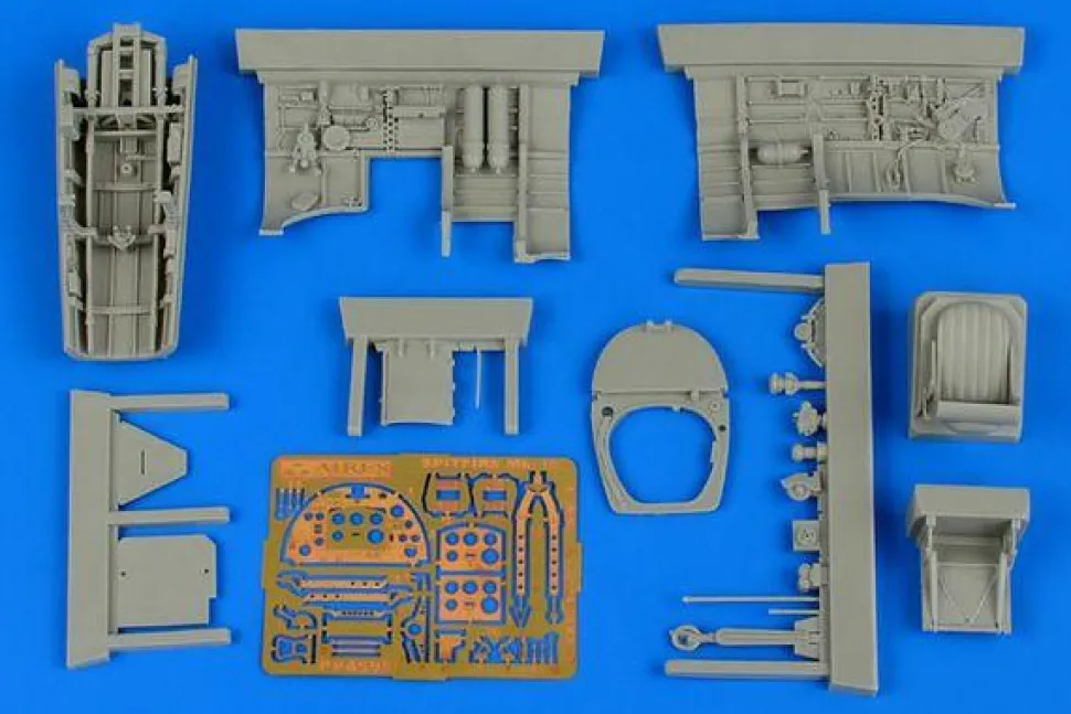 Spitfire Mk.IX cockpit set FOR Eduard - 1:48e - Aires - Aires
