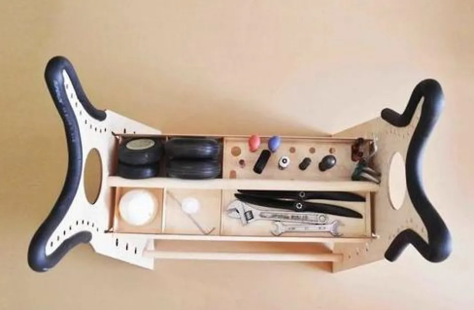 Stand / Support avion RC pour montage / réglage SEA308 - Seagull models