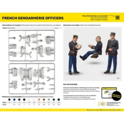 STARTER KIT : Figurines : Officiers de la gendarmerie française in 1:24 - Heller
