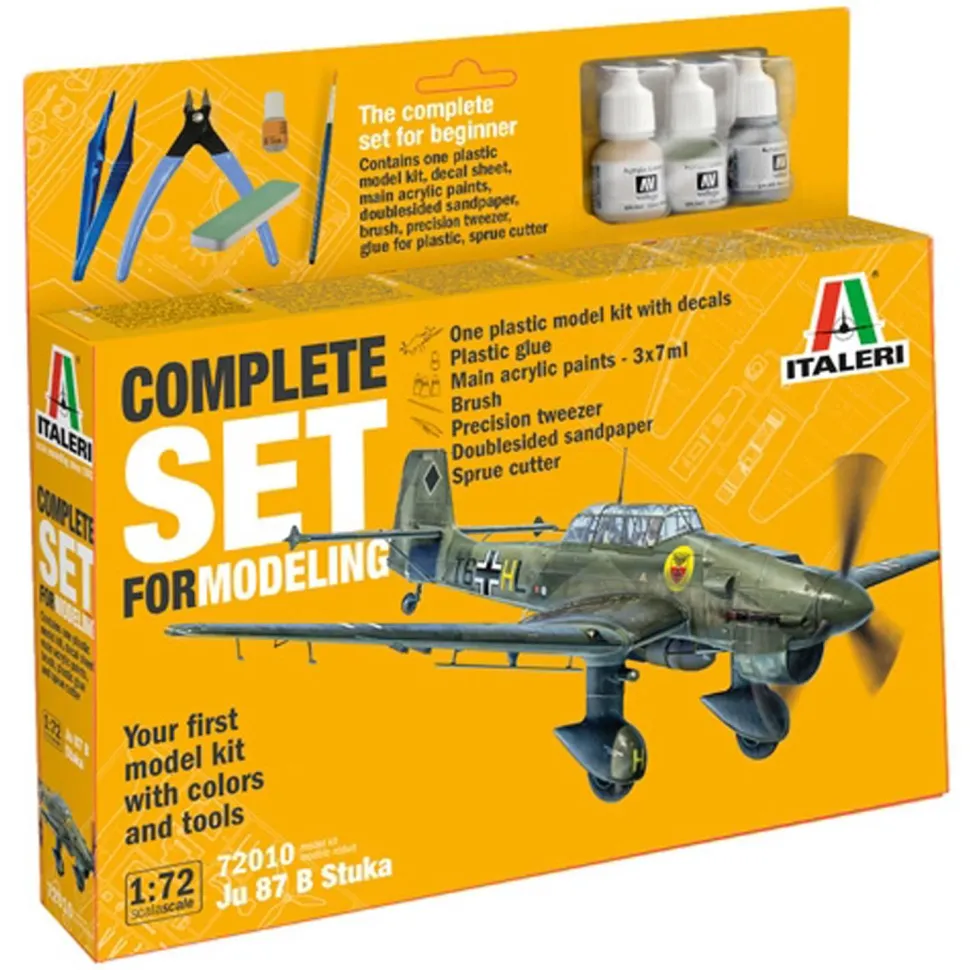 Starter kit Junker Ju-87B Stuka 1/72 - Italeri