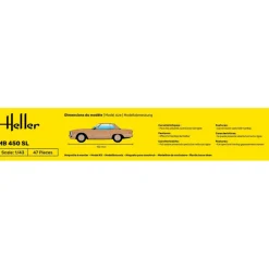STARTER KIT MB 450SL 1:43 - Heller
