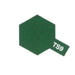 STS9 - Bombe aérosol - 100 ML : Vert Anglais Brillant - Tamiya