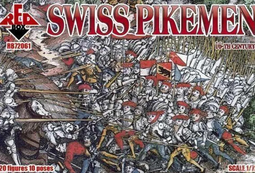 Swiss pikemen, 16th century - 1:72e - Red Box - Red Box