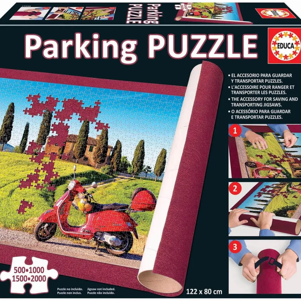 Tapis de puzzle 500 à 2000 pièces : Parking puzzle - Educa