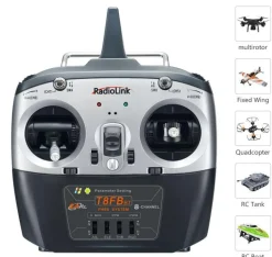 T8FB BT (Bluetooth) 8 voies M1 avec récepteur R8EF - RadioLink Be