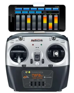 T8FB BT (Bluetooth) 8 voies M1 avec récepteur R8EF - RadioLink Be