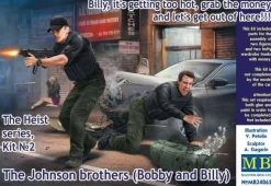 The Heist series,Kit#2. The Johnson brothers (Bobby and Billy)- 1:24e - Master Box Ltd. - Master Box