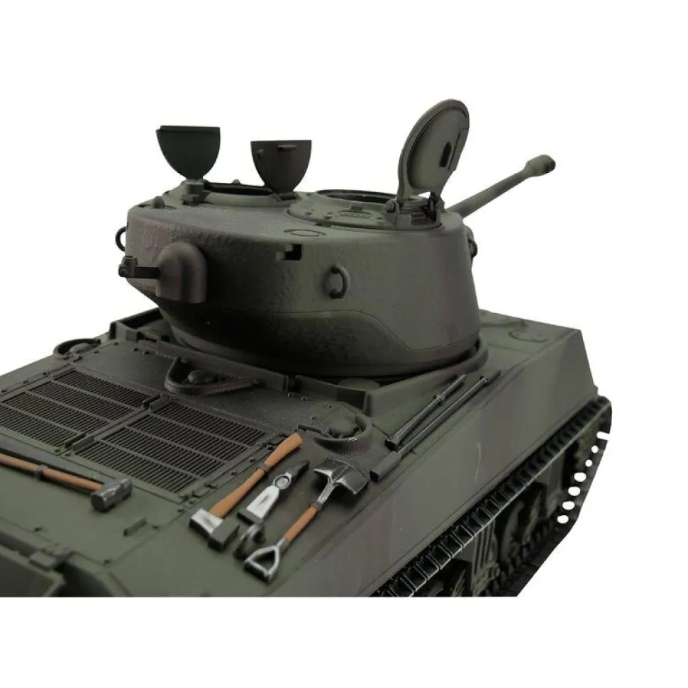 Torro M4A3 Sherman 1:16 76mm camouflage IR fumée - Torro