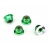 Traxxas Ecrous Nylstop Epaules 4Mm Anodises Vert (4) - Traxxas