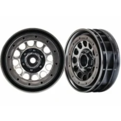 Traxxas Jantes Chromees Noire Method 105 1.9 (X2) - Traxxas