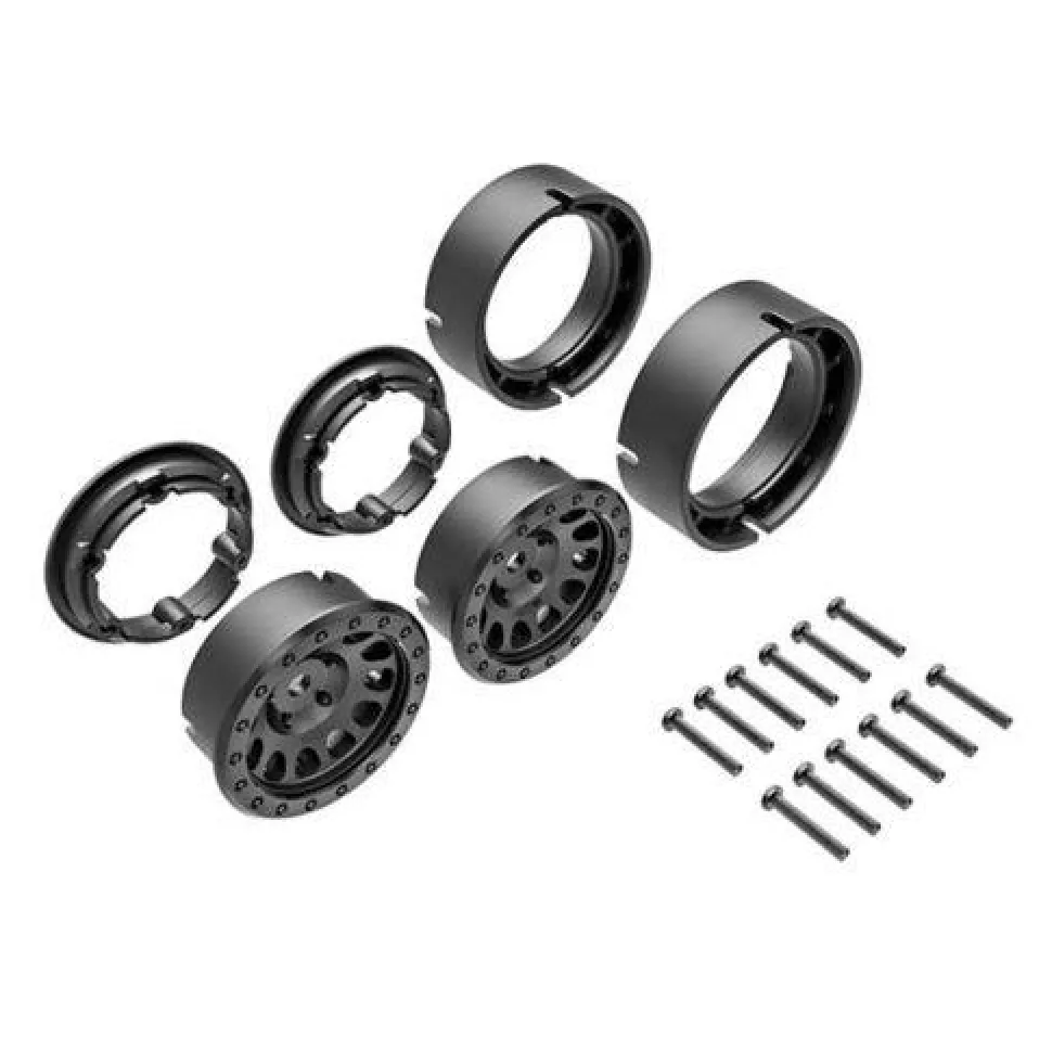 Traxxas Jantes Method 105 Beadlock 1.0 Noires (par 2) TRX-4M - Traxxas