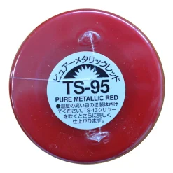 TS-95 - Bombe de peinture aérosol - 90 ml : Rouge Pur Métallisé - Tamiya
