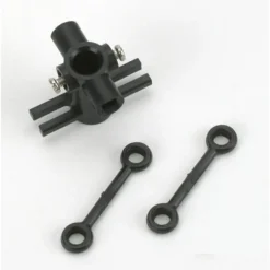 Tête inferieur rotor + biellettes pour blade MCX - E-flite