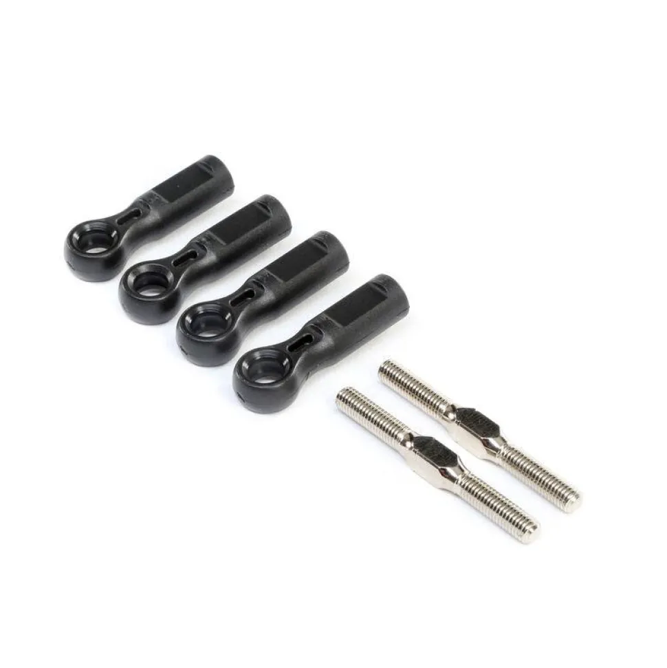 Turnbuckle, 4.5mm x 45mm (2): 8X - Losi - TLR