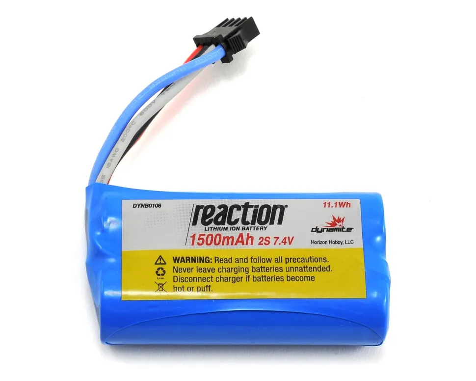7.4V 1500mAh 2S LiIon: PRB React 17 - Dynamite