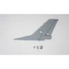 Vertical Fin and Rudder: F-16 Falcon-Gray 80mm EDF - E-flite