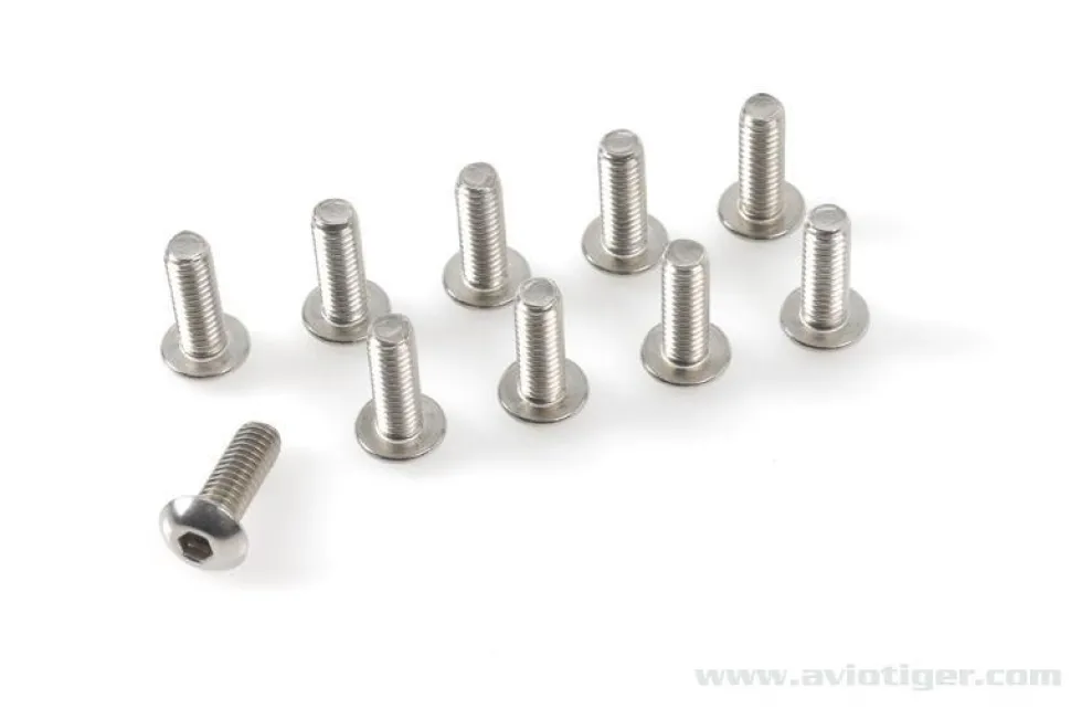 Vis Bombe 6 Pan M3X25 Inox (10) - GF-0203-007 - Gforce