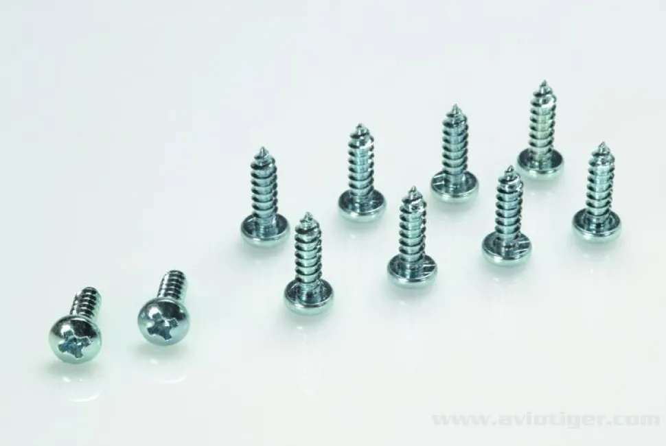 Vis Bombe Taraud 2.9X6.5 Acier (10) - GF-0175-001 - Gforce