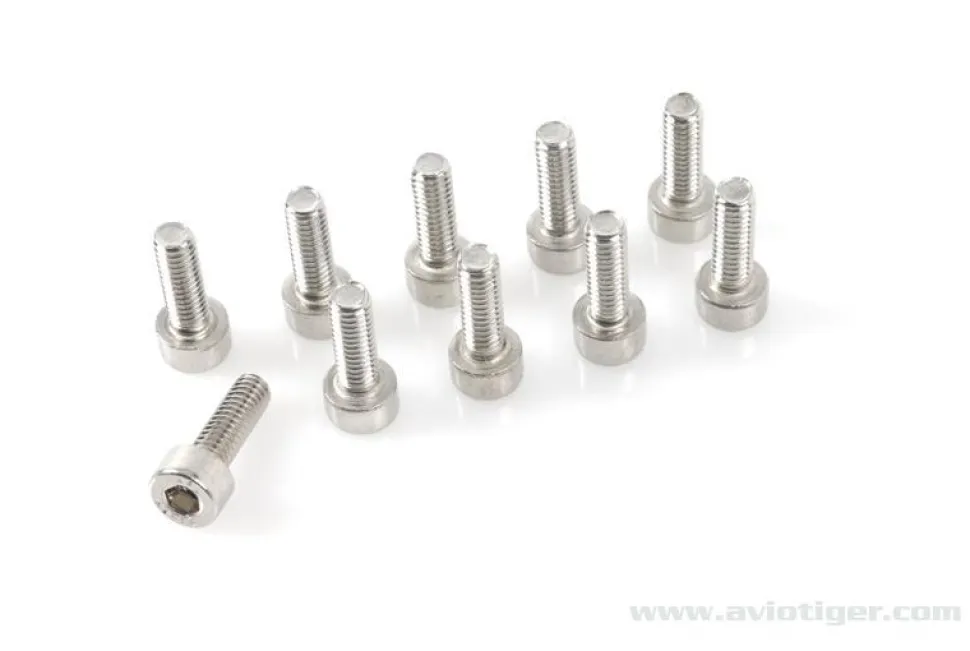 Vis Cyl 6 Pan M4X30 Inox (10) - GF-0200-020 - Gforce