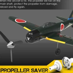 VOLANTEX Mitsubishi Zero 4CH 317mm Brushed avec Gyro EPP RTF - Volantex