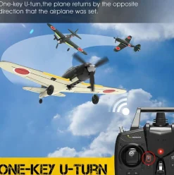 VOLANTEX Mitsubishi Zero 4CH 317mm Brushed avec Gyro EPP RTF - Volantex