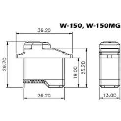 Waypoint W-150MG - Micro High Torque 3.6kg Servo 15g - Autres