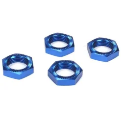 Wheel Nuts, Blue Anodized (4): 5TT - Losi - TLR